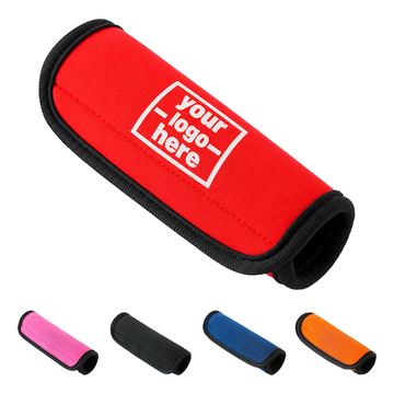 Neoprene Luggage Handle Wrap With Bound Edges