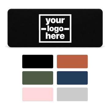 Polyurethane Leather Desktop Mat With Rounded Corners