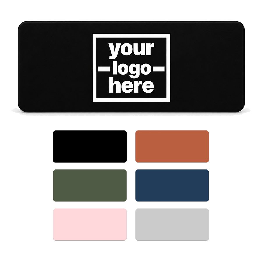 Polyurethane Leather Desktop Mat With Rounded Corners