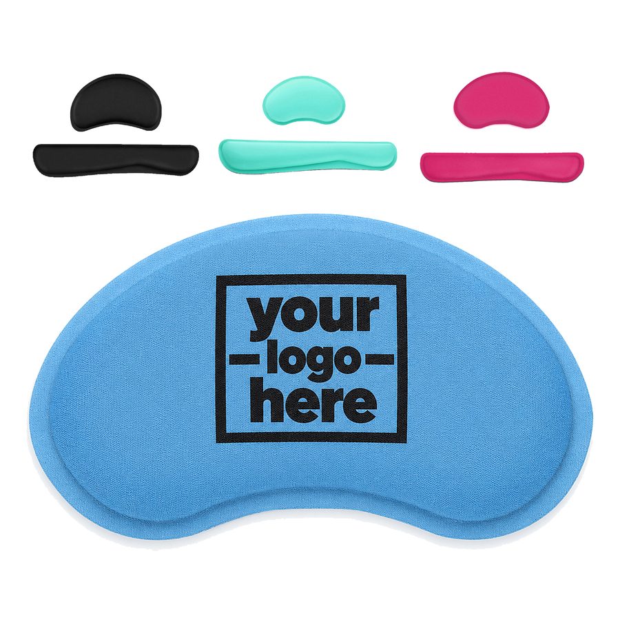 Two-Piece Contoured Keyboard And Mouse Wrist Rest Set