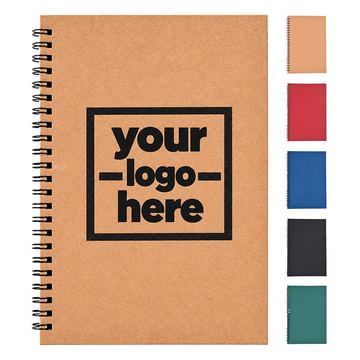 Spiral-Bound Kraft Cover Notebook