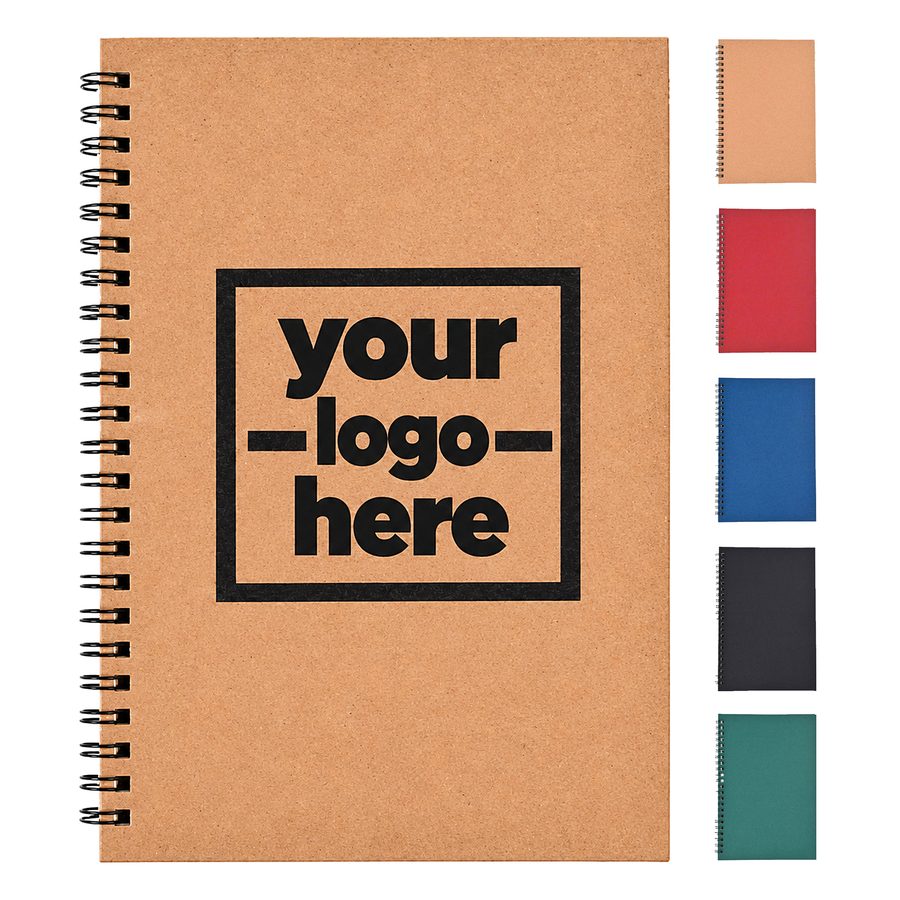 Spiral-Bound Kraft Cover Notebook