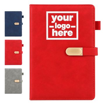 Textured Hardcover Journal With Magnetic Closure