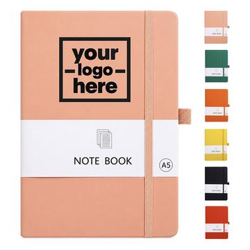 Hardcover Notebook With Lined Pages And Pen Loop