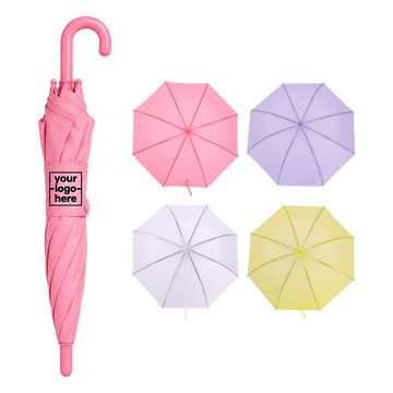 Frosted Stick Umbrella With Eight Ribs
