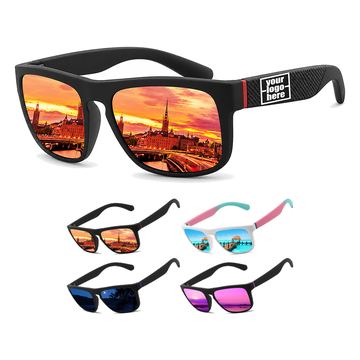 Square Sunglasses With Mirrored Lenses