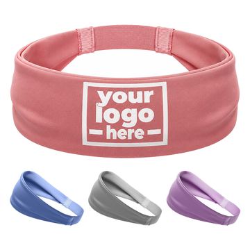 Wide-Front Sports Headband