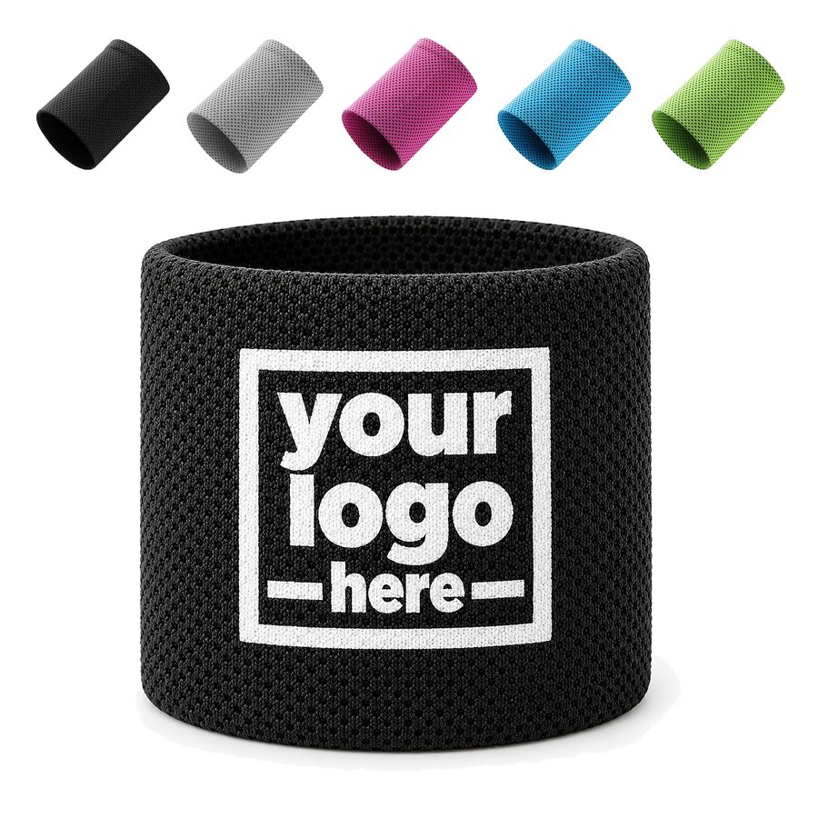 Tubular Mesh Wrist Sweatband