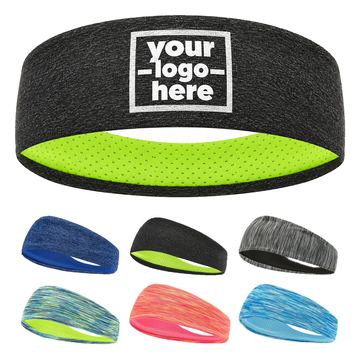Perforated-Lining Polyester Sports Headband