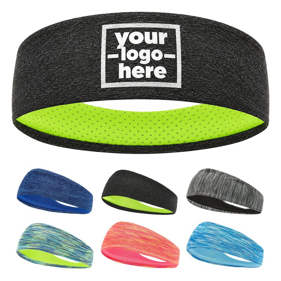Perforated-Lining Polyester Sports Headband