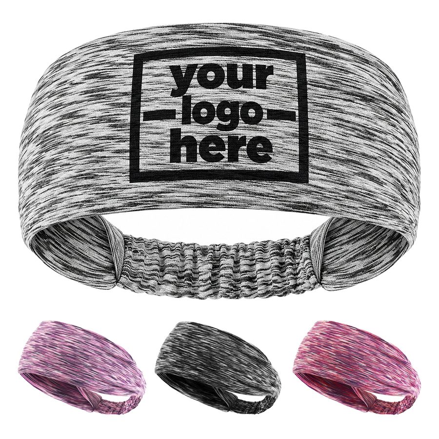 Heathered Stretch Sports Headband