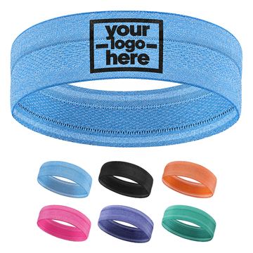 Mesh Sports Headband With Silicone Grip