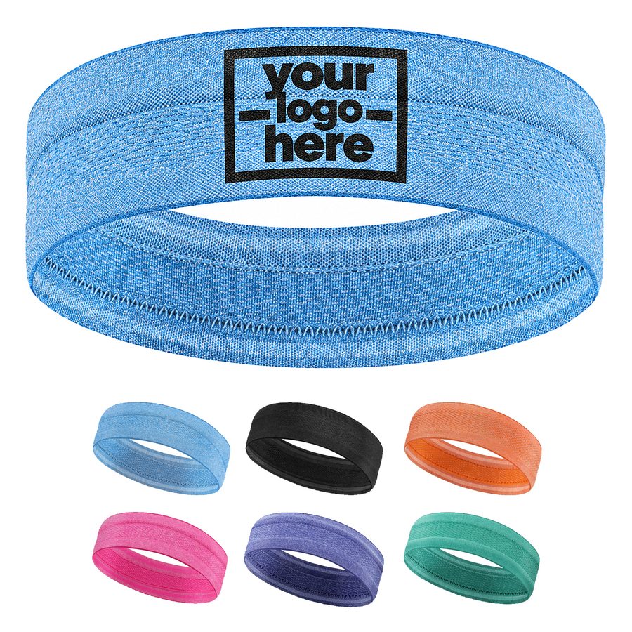 Mesh Sports Headband With Silicone Grip