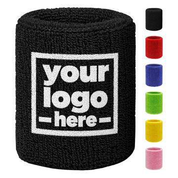 Wide Cotton Wrist Sweatband