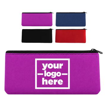 Flat Pencil Case With Rounded Corners