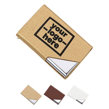 Textured-Flap Business Card Case
