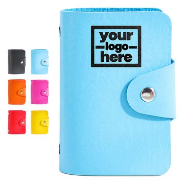 Textured Polyurethane Leather Card Wallet