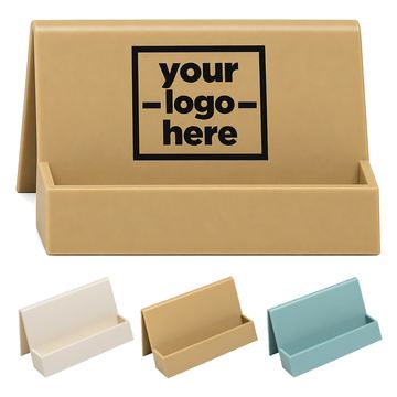 A-Frame Desktop Business Card Holder