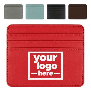 Stitched-Edge Card Holder Wallet