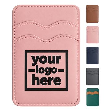 Curved-Slot Adhesive Phone Wallet