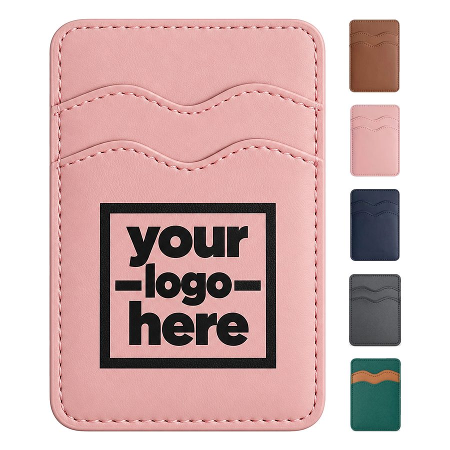 Curved-Slot Adhesive Phone Wallet