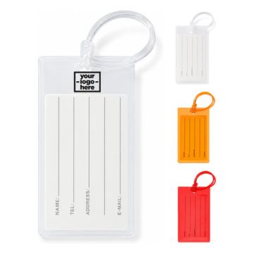 Flexible Luggage Tag With Replaceable Information Card