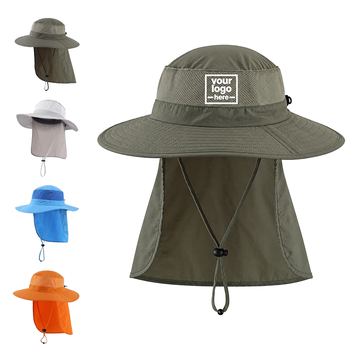 Nylon Safari Hat With Rear Crown Adjustment