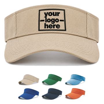 Open-Top Cotton Sun Visor