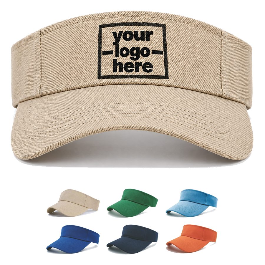 Open-Top Cotton Sun Visor