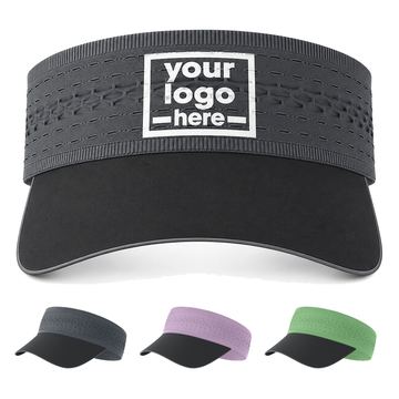 Open-Top Sports Visor With Wide Knit Headband