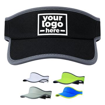 Mesh Sun Visor With An Adjustable Rear Strap