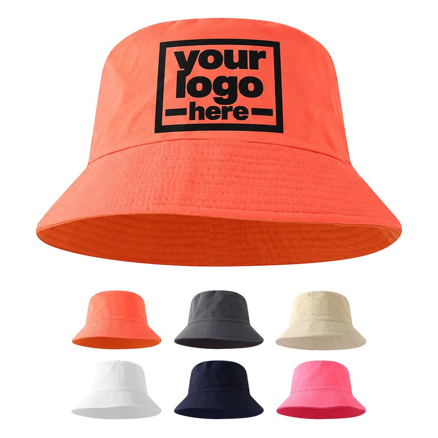 Bucket Hat With A Stitched Brim
