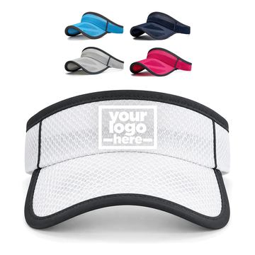 Adjustable Mesh Visor With An Extended Brim