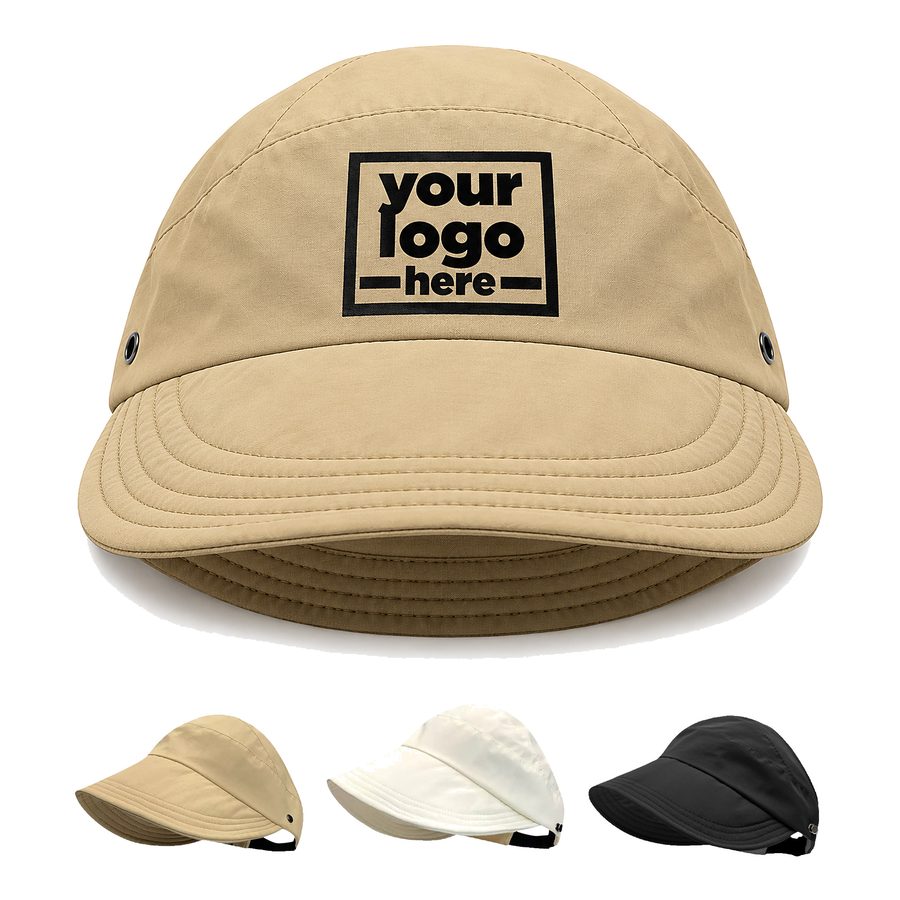 Fabric Sun Cap With Side Studs