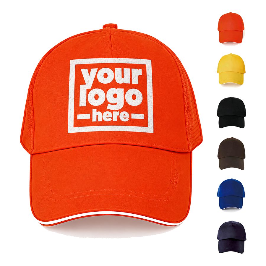 Paneled Trucker Cap With Mesh Sides
