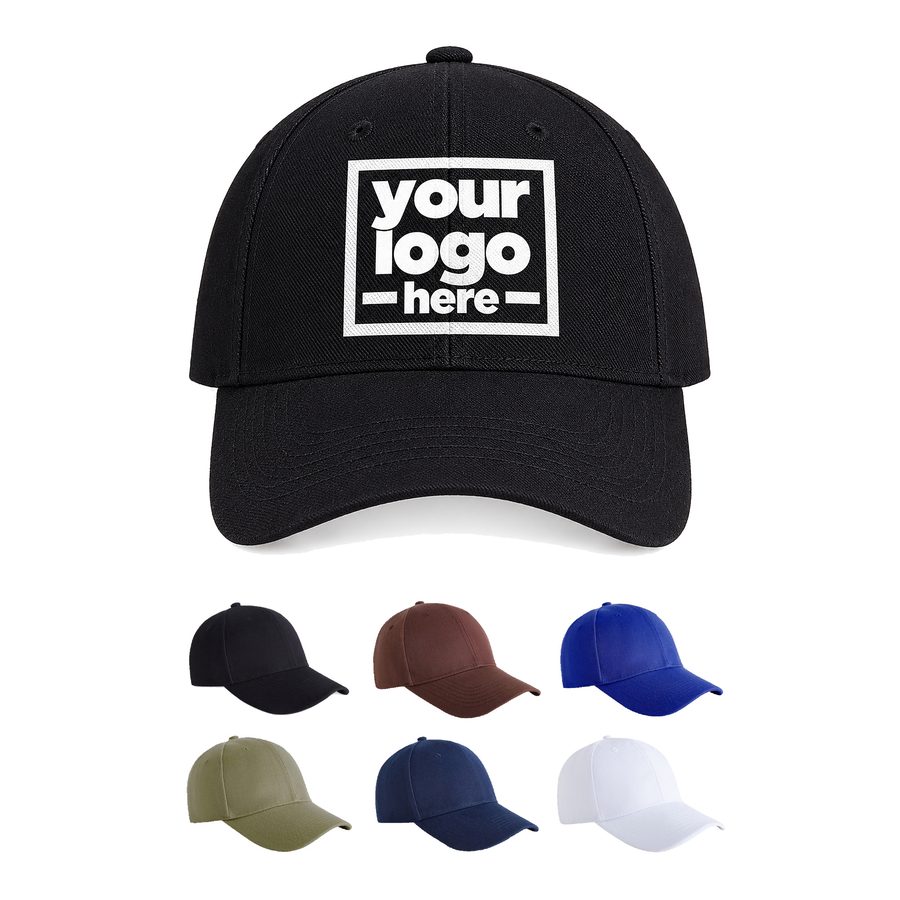 Baseball Cap With A Paneled Crown