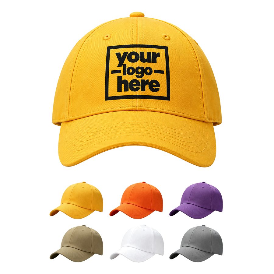 Baseball Cap With A Cotton Crown And Adjustable Buckle