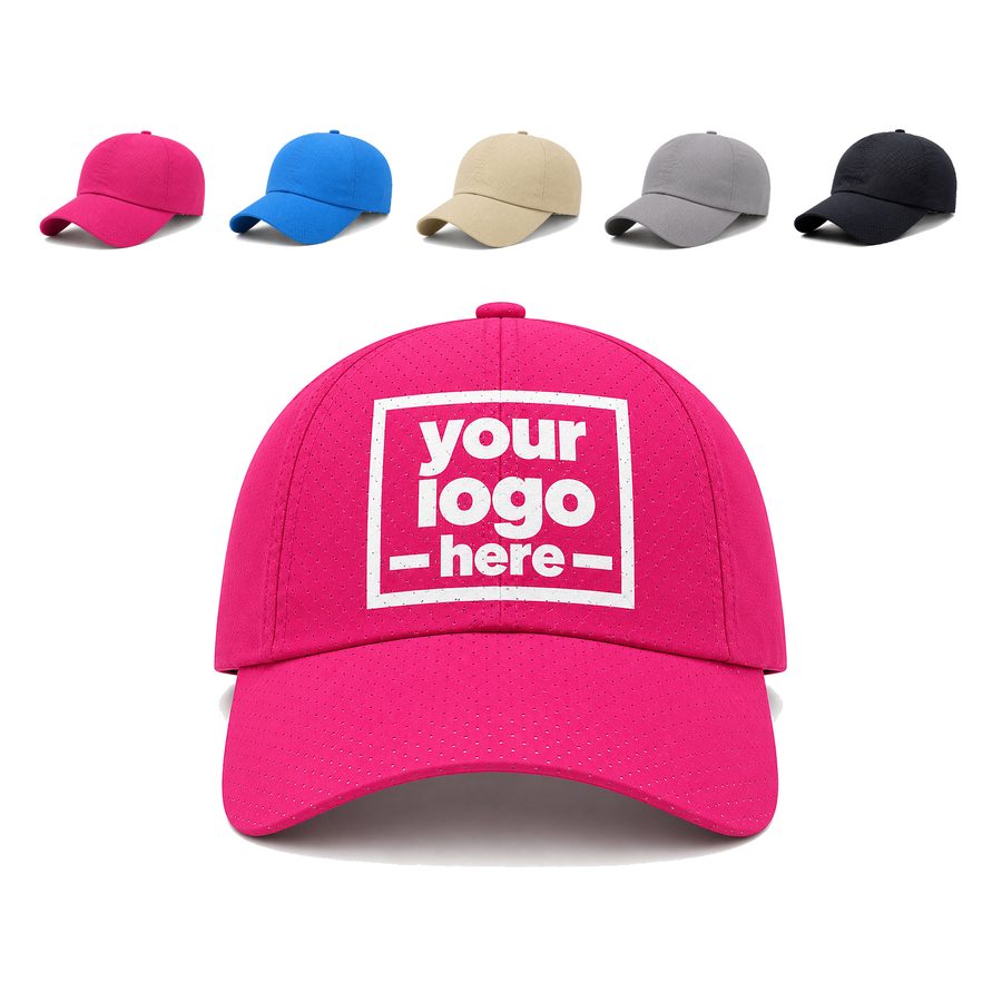 Laser-Perforated Baseball Cap