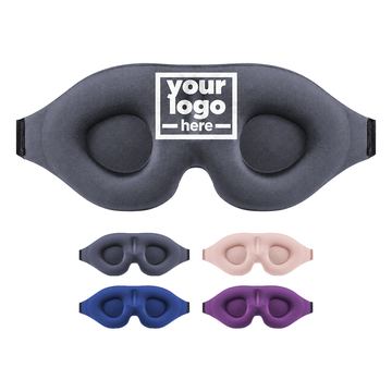 Contoured Sleep Mask With Recessed Cups