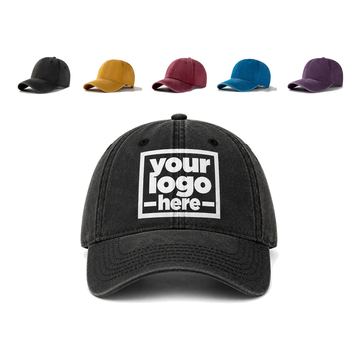 Baseball Cap With Eyelets And A Metal Buckle