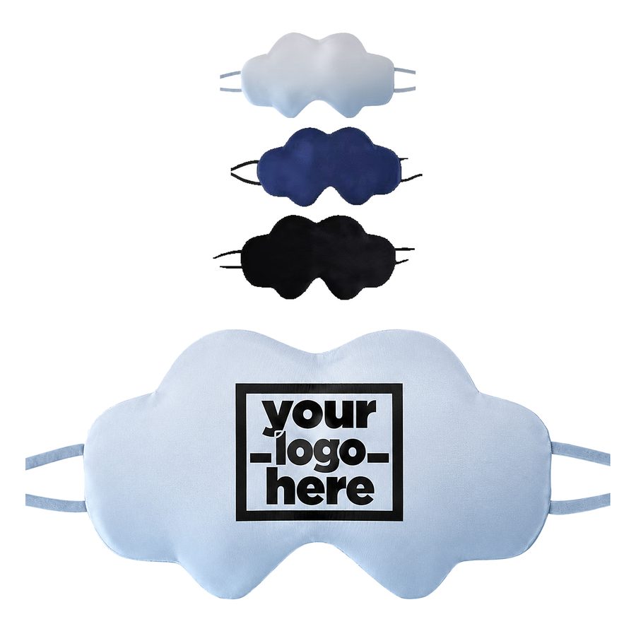 Cloud-Shaped Sleep Mask With Ear Loops