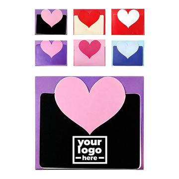Heart-Tab Greeting Card With Matching Envelope
