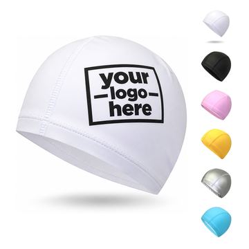 Paneled Stretch-Fabric Swim Cap