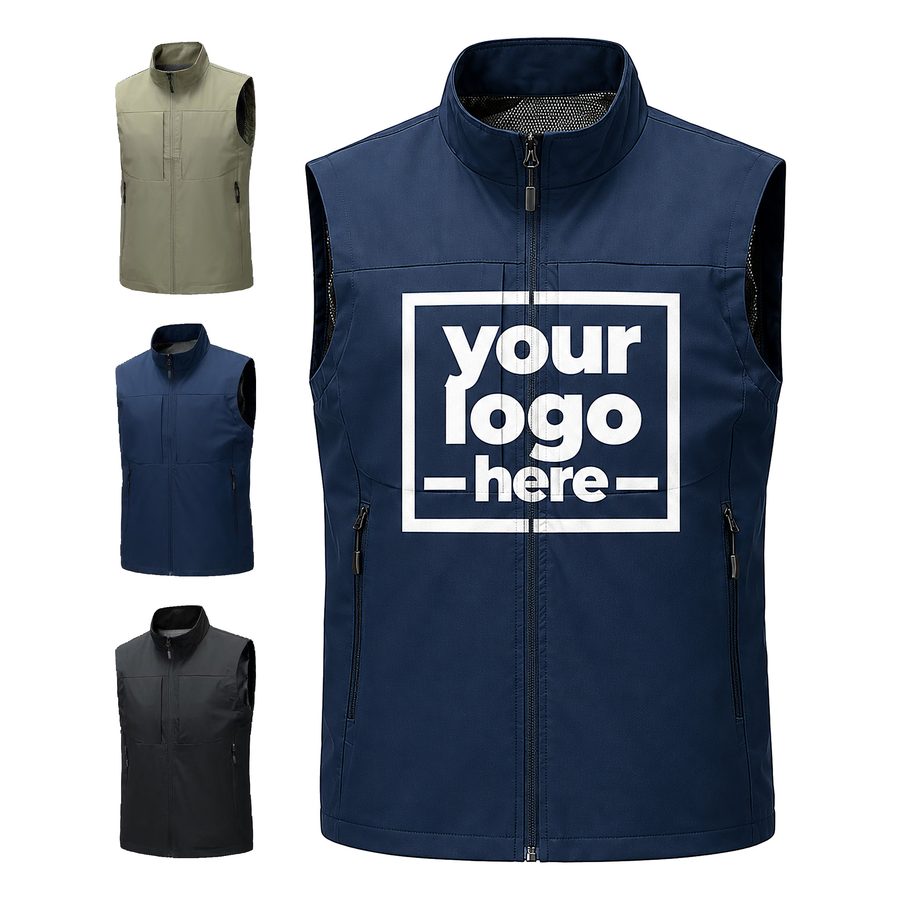 Sleeveless Polyester Vest