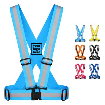 Reflective Safety Harness With Adjustable Shoulder Straps