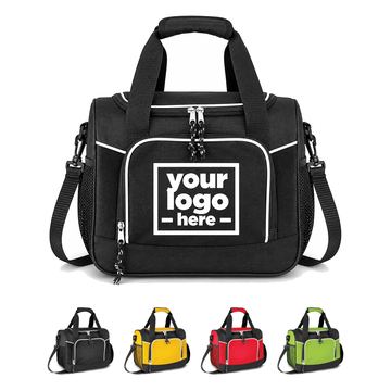 Heathered Cooler Bag With A Detachable Shoulder Strap