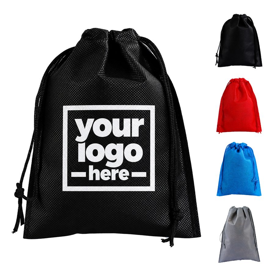 Flat Non-Woven Drawstring Storage Bag
