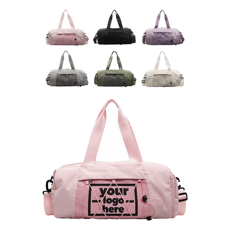 Taslon Sports Bag With Wet-Dry Separation