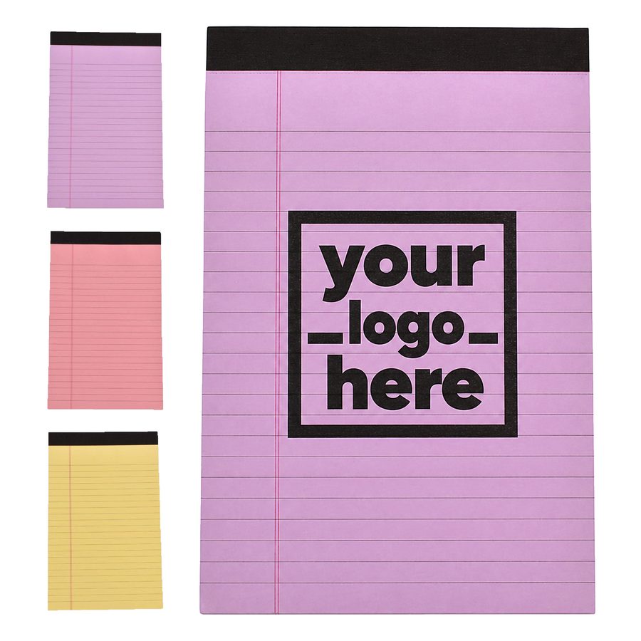 Ruled Legal Pad With Black Top Binding