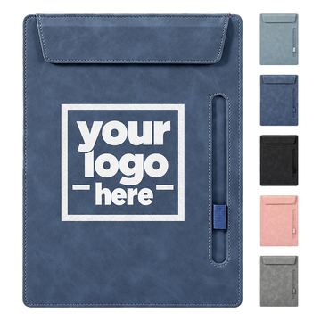 Magnetic Clipboard With Recessed Pen Storage